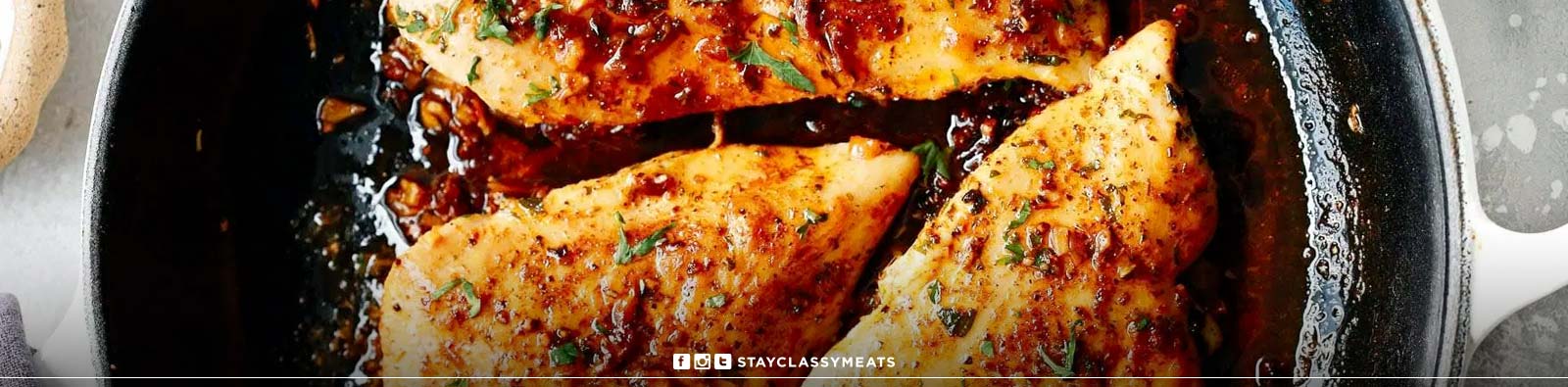 Video - Pan Seared Chicken Breasts with BBQ Sauce