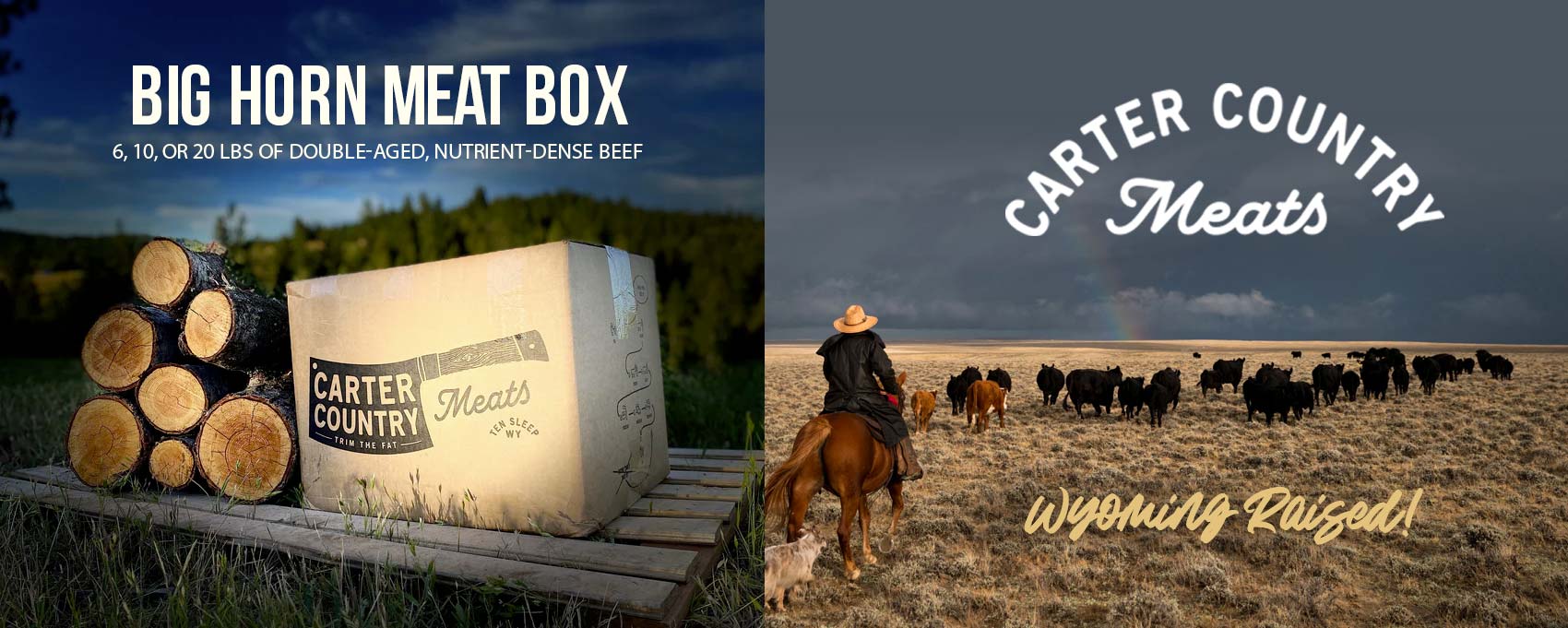 BEST GRASS-FED BEEF DELIVERY: The Big Horn Box - Carter Country