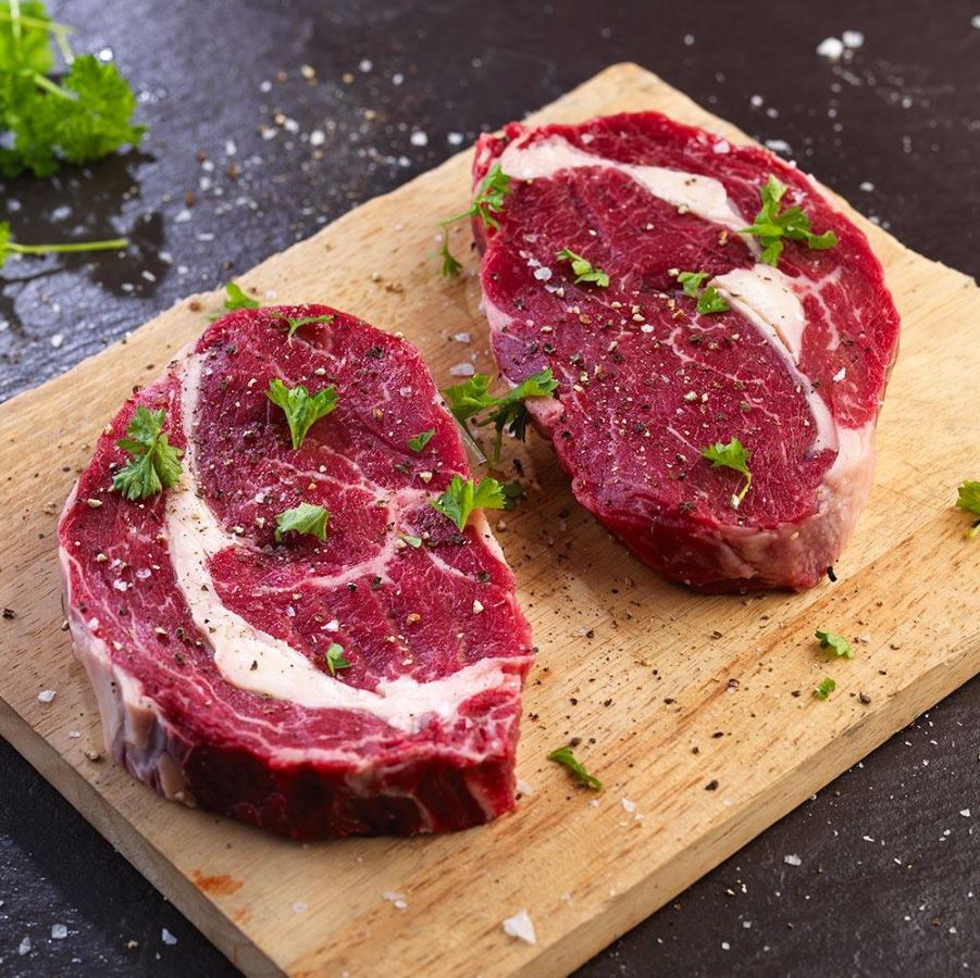 Beef Ribeye 1lb (2 x 8oz searing steaks).