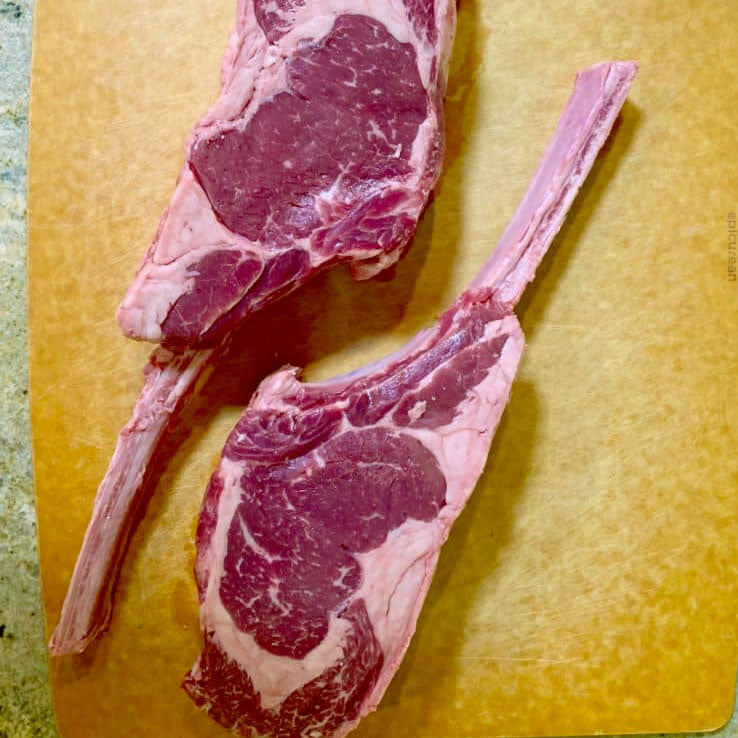 Yellowstone Natural Bison Sous Vide Bone-In &quot;Cowboy&quot; Ribeye