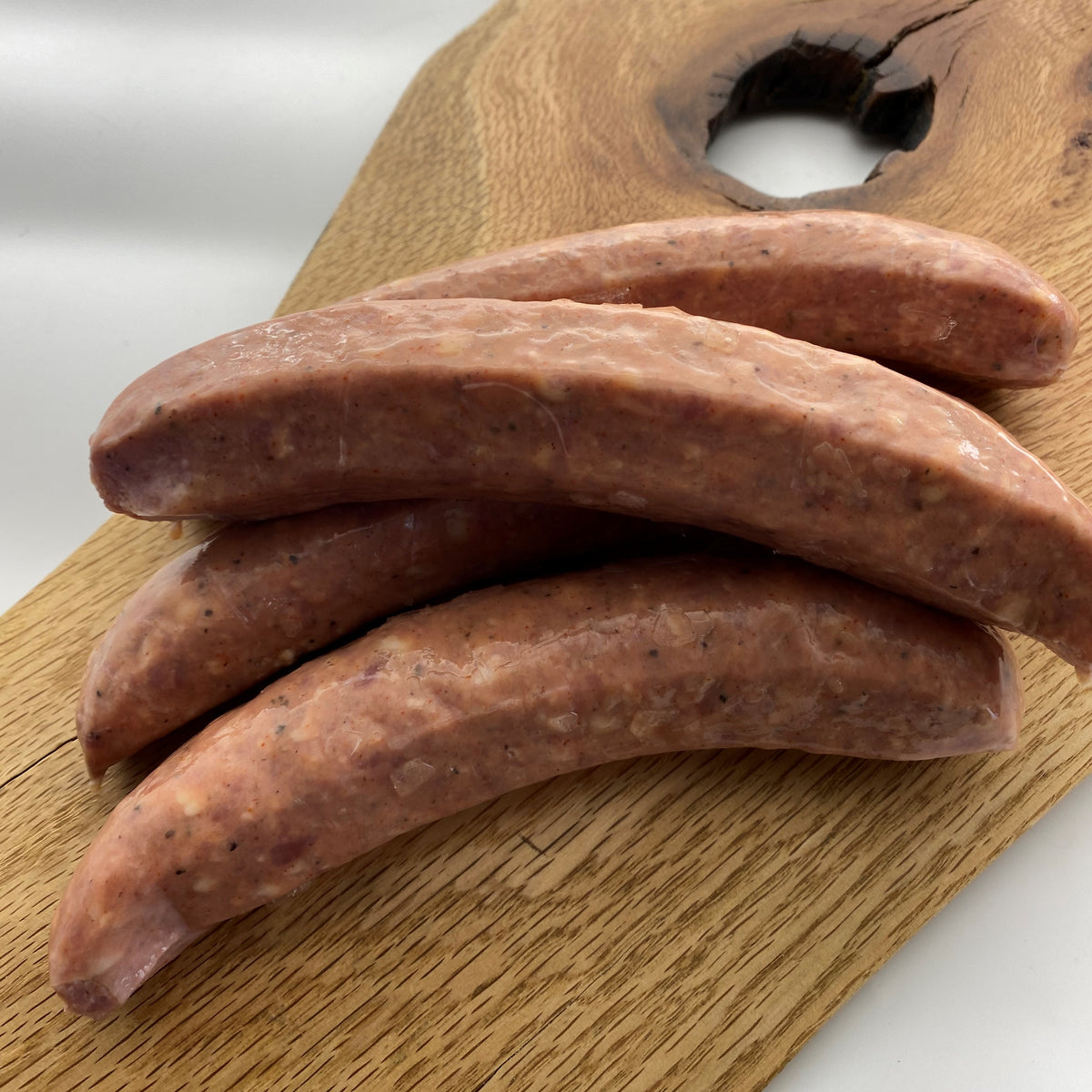 Duck Sausage Smoked &amp; Cooked Uncured (with Pork)